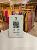 NFC Google Review Stand + QR